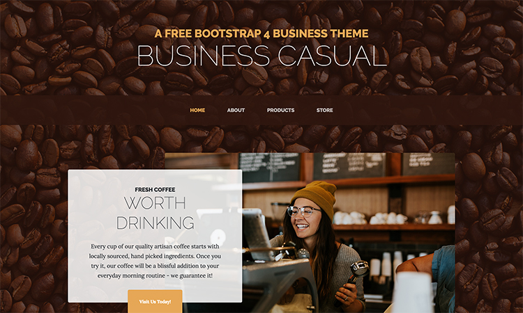 Free Bootstrap 4 Website Themes